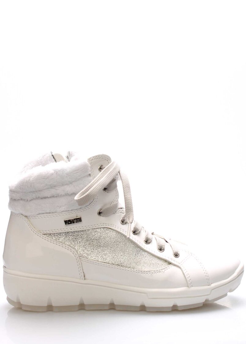 Bílé italské zimní boty M&G Velikost: 36