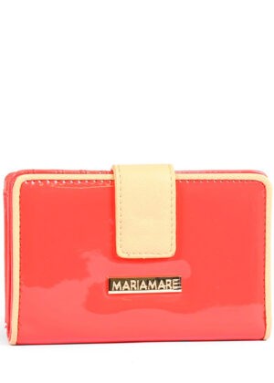 Červená lakovaná peněženka MARIA MARE