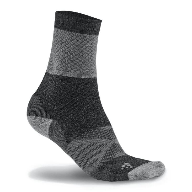 Ponožky CRAFT XC  Warm  bílá s černou  40-42