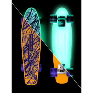 Svítící penny board Street Surfing Beach Board Glow Mystic Forest