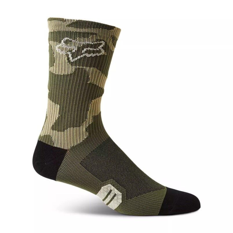 Cyklo ponožky FOX 6" Ranger Sock  Green Camo  S/M (39-42)