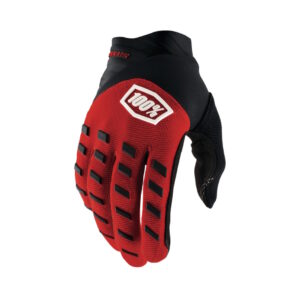 Motokrosové rukavice 100% Airmatic červená/černá  červená/černá  M